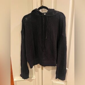 Black Knit RtA Hoodie